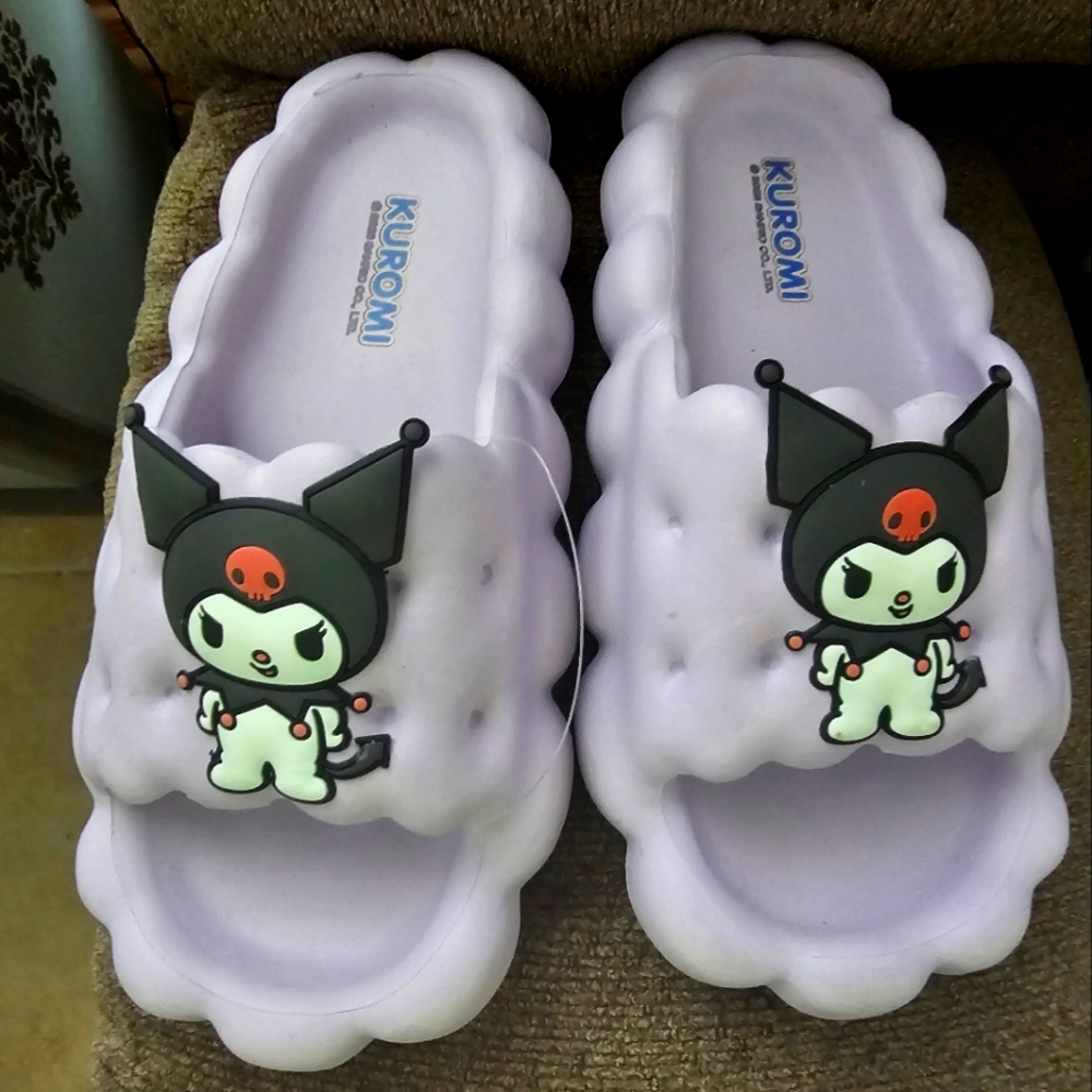 My Melody Purple Soft Kuromi Slides